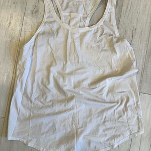 White LULULEMON tank top